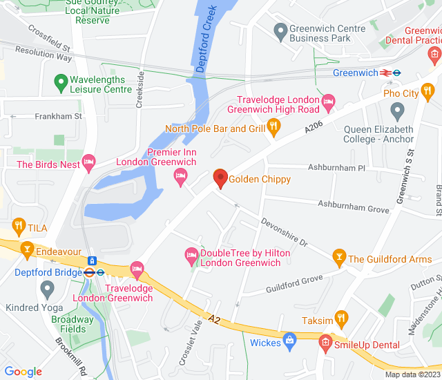 The Golden Chippy map address